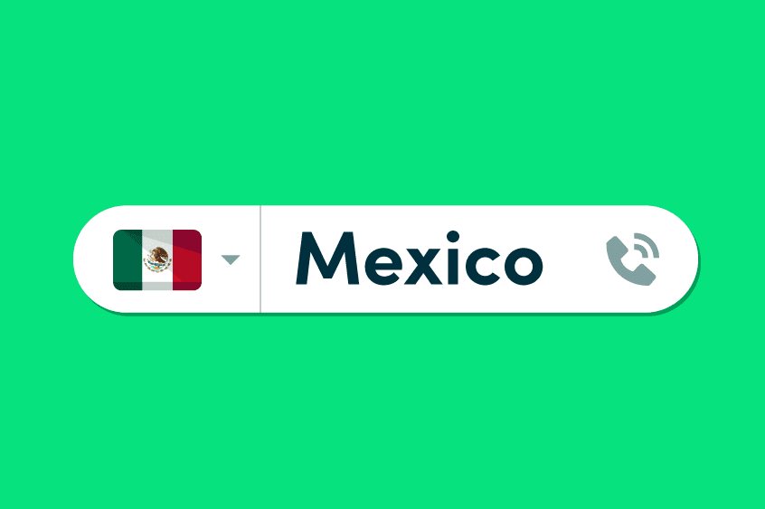 How to call Mexico from US